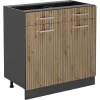 Vicco R-Line Keukenonderkast – 80 cm zonder werkblad Artisanaal eiken