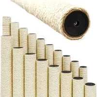 Eyepower 15 x 7,1 cm: M10 Sisal Stam voor Krabpaal - Sisalpaal voor Kattenboom - Krab Bomen Onderdelen
