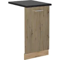 Vicco R-Line Vaatwasserfrontpaneel – 45 cm, WB Antraciet Artisanaal eiken
