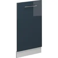 Vicco Fame-Line Vaatwasserfrontpaneel – 45 cm zonder werkblad Donkerblauw hoogglans