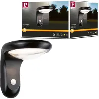 Paulmann Solar LED buitenwandlamp Diskola, met schemersensor en bewegingsmelder (IR)