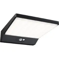 Paulmann 94334 Ronas Wandlamp op zonne-energie Energielabel: A (A - G) 5 W Warmwit Donkergrijs