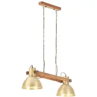 vidaXL Hanglamp industrieel 25 W E27 109 cm messingkleurig
