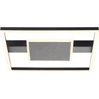 Brilliant Reno - Plafondlamp - LED 30W - 3000K - Zwart