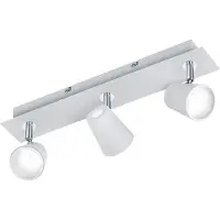 TRIO NARCOS - Spot - Wit mat - incl. 3x SMD 6,5 W - Plafondbevestiging - Patroon bescherming - Niet dimbaar