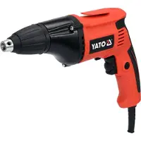 YATO YT-82071, Elektrische schroevendraaier, Pistoolgreep, 1/4", Zwart, Rood, IPX0, 5500 omwentelingen per minuut