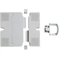 Novus 795+0902+000 Uitbreidingsplaatset voor telefoonklem – lichtgrijs