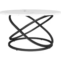 Vicco Salontafel Calgary Wit 79.5 x 46 cm met groot werkoppervlak, Model 41527