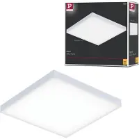 Paulmann LED-paneel Velora, wit / opaal, Woon-/ Eetkamer, metaal, Modern, LED plafondlamp