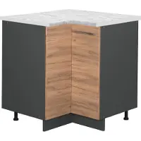 Vicco Hoekkast Fame-Line Krachtige eik goud 80.5 cm , WB Marmer, Model 45699