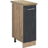 Vicco R-Line Onderkasten voor keuken – 30 cm WB Eik Zwart beton
