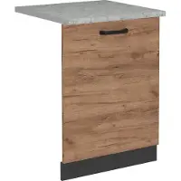 Vicco R-Line Vaatwasserfrontpaneel – 60 cm, WB Marmer Krachtige eik goud
