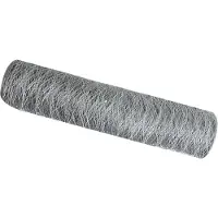 vidaXL Hexagon Hek Zilver 0,6 x 10 m Gegalvaniseerd staal