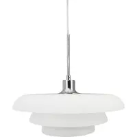 Dyberg Larsen Hanglampe , Ava, dimbare, Wit, Woonkamer, Glas, Modern