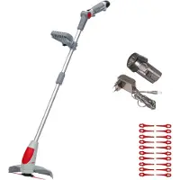 Ikra accu-grastrimmer IART 1224, 12 V, incl. accu, oplader en 20 nylon messen