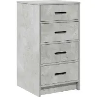 vidaXL Dressoir Betongrijs 40 x 41 x 75 cm Bewerkt hout