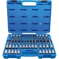 Bgs Bits, Bitset Aandrijfvierkant 12,5 mm (1/2") TPS profiel (voor Torx Plus) met gat ... (T20 - T70)