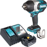 Makita DTW 1004 RF1 accu slagmoersleutel 18 V 1050 Nm 1/2" borstelloos + 1x oplaadbare accu 3.0 Ah + lader