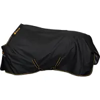 Bucas Regendeken Irish Turnout Light - Black/Gold - 205