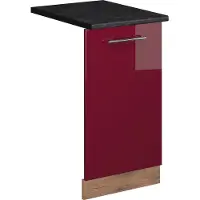 Vicco Fame-Line Vaatwasserfrontpaneel – 45 cm, WB Antraciet Bordeauxrode hoogglans