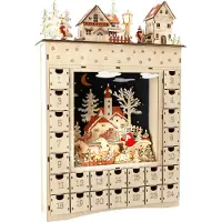 Small Foot Design - Houten Adventskalender Winter Droom