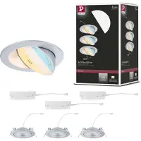 Paulmann LED inbouwspots, set van 3 (Aumus)