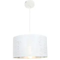 Globo Witte hanglamp Barca Ø 38cm