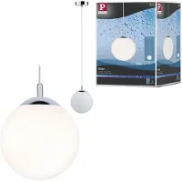 Paulmann Globe 70895 Hanglamp LED E27 20 W Chroom, Satijn