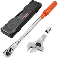 Vevor Click momentsleutelset (verstelbaar) met 1/2 inch aandrijving 27,1–216,8 Nm