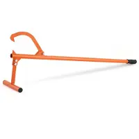 Vevor boomklem, 1219 mm, houtdraaier, hulpmiddel voor het vellen van bomen, geschikt voor boomstammen tot 38 cm diameter, houtlift voor het rollen, zagen en tillen van boomstammen