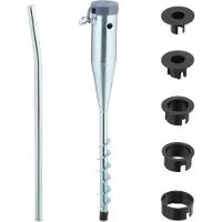 Relaxdays grondanker parasol en droogmolen - met adapters - 25 - 55 mm - parasolhouder