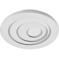 Osram LED-plafondlamp ORBIS SPIRAL ROUND, wit / opaal, Woon-/ Eetkamer, metaal, Modern, LED plafondlamp