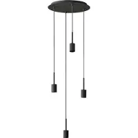 Osram hanglamp | Rond | Geschikt voor E27 | 4 lampen | Donkergrijs