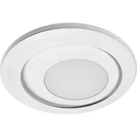 Osram LED-plafondlamp ORBIS SPIRAL ROUND, wit / opaal, Woon-/ Eetkamer, metaal, Modern, LED plafondlamp