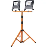 Osram LED werklamp met statief, 2x50W, 840, 4000K (koud wit), 9000 lm, IP65, in hoogte verstelbaar (1,8m), 360° draaibaar