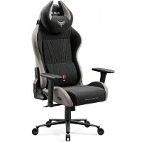 Diablo - Gaming stoel X-Horn 2.0 Bureaustoel verstelbaar - Normale maat - Zwart / Grijs