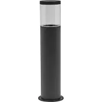 Osram sokkellamp ENDURA CLASSIC EBRO, donkergrijs 49 cm IP44 dimbaar, alu / grijs / zink, Roestvrij staal, Modern, buitenlamp