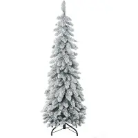 HOMCOM -Kerstboom-50x50x135cm-Kunststof-Groen