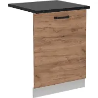 Vicco R-Line Vaatwasserfrontpaneel – 60 cm, WB Antraciet Krachtige eik goud