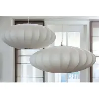 Light & Living Hanglamp Ø70x30 cm FAY wit