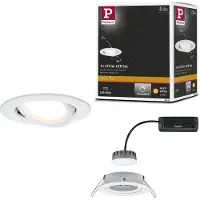 Paulmann Nova Plus - LED-inbouwlamp - Zwenkbaar 6W 470lm 2700K Wit mat