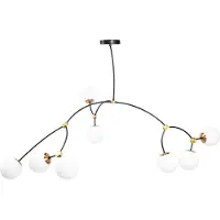 Toolight App1673-8Cp Hanglamp Zwart 100X100X50Cm
