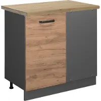 Vicco R-Line Hoekkast – 86 cm, WB Eik Krachtige eik goud