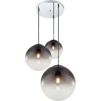 Globo 3 Lichts Hanglamp Varus Chroom