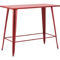 Oviala - Hoge roodstalen tuintafel - New York