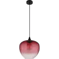 Globo Hanglamp Sander rood glas