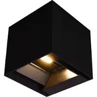V-TAC VT-409CCT 23770 Wandlamp op zonne-energie LED LED 9 W Zwart