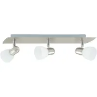 Eglo Plafondspot Enea Beam 3-lichts nikkel mat