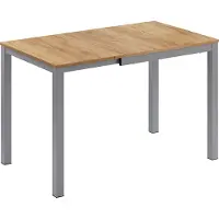 Vicco Eettafel Granny Eiken/Grijs 80-120 x 70 cm Uitschuifbaar, Model 50577