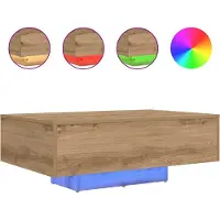 vidaXL Artisanaal eiken 85 x 55 x 31 cm Bewerkt hout